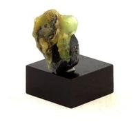 PERIDOT - Pierre Naturelle en Provenance du Pakistan, Skardu District - Cristal Vert Olive, Pierre de Naissance d'Août 27.885 ct - Certificat d'Authenticité Inclus 20 x 15 x 11 mm Vert G