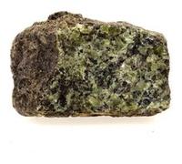 PÉRIDOTITE - Pierre Naturelle en Provenance de France, Mont Briançon, Haute-Loire - Roche Multicolore, Origine Authentique 255.9 ct - Certificat d'Authenticité Inclus 39 x 25 x 25 mm Multicolore G