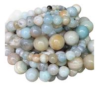 PerIes En Pierre Naturelle Pierre De Lave, Turquoises, Agates Et Améthystes | PerIes de grenat et quartz, diamètre 4-10 mm(PURPLE,10mm X 36)