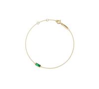 PERIMADE Bracelet avec pierre de naissance pour femme, bracelet baguette délicate plaqué or, bijou personnalisé en argent sterling 925 qui ne ternit pas pour elle, maman, épouse, anniversaire de