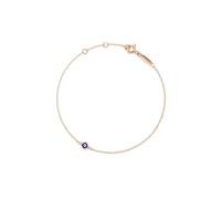 PERIMADE Bracelet délicat contre le mauvais œil pour femme, plaqué or, bracelet chaîne amulette porte-bonheur, vendu en argent sterling 925 hypoallergénique et émail hypoallergénique, bijou de