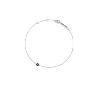 PERIMADE Bracelet délicat contre le mauvais œil pour femme, plaqué or, bracelet chaîne amulette porte-bonheur, vendu en argent sterling 925 hypoallergénique et émail hypoallergénique, bijou de