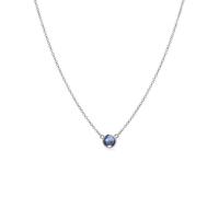PERIMADE Collier personnalisé avec pendentif cercle de projection de photo personnalisé, texte personnalisé et amour en 100 langues, collier commémoratif en argent sterling 925 avec pendentif rond