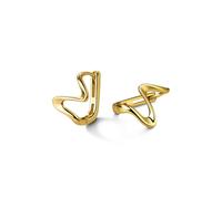PERIMADE Petites boucles d'oreilles créoles délicates en argent sterling 925 massif pour femme, plaqué or 18 carats, hypoallergéniques, ne ternissent pas, bijoux d'amitié, TAILLE UNIQUE, Argent