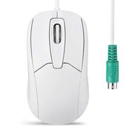 Perimice-209 P Ps2 Souris Optique Filaire Avec Molette De Défilement Et 1000 Dpi Blanc
