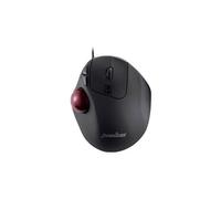PERIMICE-517 - Souris - ergonomique - pour droitiers - laser - 7 boutons - filaire - USB - noir