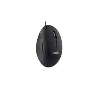 PERIMICE-519 - Souris verticale - ergonomique - pour droitiers - optique - 6 boutons - filaire - USB - noir