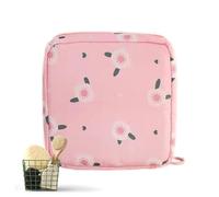 Period Bag - Sanitary Napkin Storage Bag, Périod Bags for Teen Girls for School | Waterproof Périod Bag - Pads menstruels réutilisables Zipper Bags, Tampon Storage Pouch for Women, multicolore, Pink