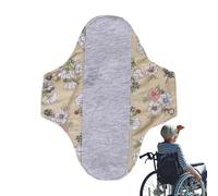 Period Pads - Washable Waterproof, Leak Proof Liners for Sensitive Skin Care, Soft Womens Pads with Comfort Protection, Feminine Hygiene, Reusable Cloths for Travel and Sports