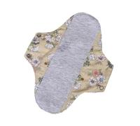 Period Pads - Washable Waterproof Leakproof Menstrual Pads for Women | 4-Layer Bamboo Charcoal Core with Snap-Wing Security & Sensitive Skin Safe for Office, Home and Travel