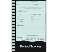 Period Tracker Journal: Daily Menstrual Logbook for Tracking Flow, Symptoms, and Cycle Health.