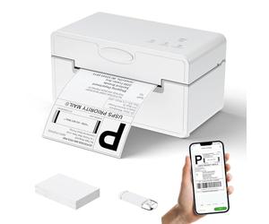 PeriPage Imprimante thermique de bureau - Blanche