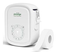 PeriPage Máquina etiquetadora portátil Bluetooth Con Cinta - Mini impresora pequeña P10Pro Para la organización de la cocina en CASA, oficina - Cinta térmica Sin Tinta (Blanco)