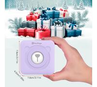 PeriPage Mini Pocket Imprimante thermique tout-en-un sans fil BT Photo Étiquette Mémo Reçu Papier Imprimante AR Photo Fonction avec câble USB Prise en charge pour smartphone Android iOS Windows