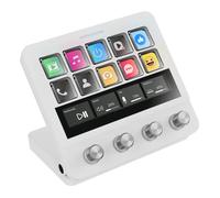 Mars Gaming – Control Deck MSD-Pro – 10 touches LCD, 4 boutons personnalisables, Blanc