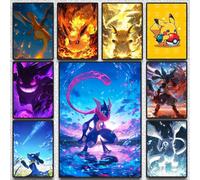 Périphériques Pokémon Dragonite Gyarados Charizard, affiche en toile d'anime, décoration z2