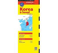 Periplus Travel Maps Korea Country Map: Korea & Seoul