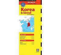 Periplus Travel Maps Korea Country Map: Korea & Seoul