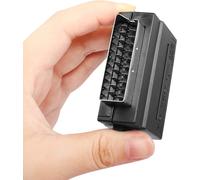 Péritel Adaptateur Péritel vers 3X RCA AdaptateurSCART à AV, SCART à A / V (2 Audio et 1 vidéo) pour DVD TV VCR