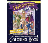 Periwhinkle Press Co. Halloween Music Coloring Book "Name That Tune!": Scenes Inspired By Your Favorite Spooky Songs