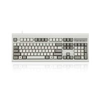 Perixx PERIBOARD-106M, Clavier efficace Full Size avec câble, Touches ergonomiques incurvées, Classique et Rétro, Configuration US