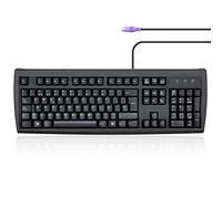 Perixx Periboard-107 Clavier PS/2, design classique, disposition QWERTY espagnole avec Ñ, touches à membrane, noir