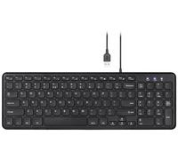Perixx PERIBOARD-213 DE B USB Clavier allemand, QWERTZ noir