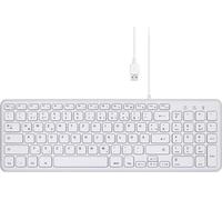 Perixx PERIBOARD-213 FR W Clavier USB allemand, QWERTZ blanc (11960)