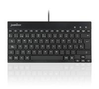 Perixx PERIBOARD-326 Mini Clavier USB rétroéclairé, touches courtes, compact, QWERTY ES, design minimaliste