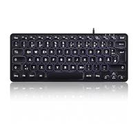 Perixx Clavier filaire PERIBOARD-332 DE, allemand QWERTZ noir éclairé