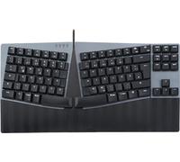 Perixx PERIBOARD-335 DE BL, clavier mécanique ergonomique (interrupteurs bleus)