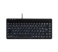 Perixx PERIBOARD-409U, Mini Clavier Filaire pour Windows, USB, Noir, AZERTY