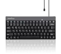 Perixx PERIBOARD-422, Mini Clavier filaire QWERTY USB-C, USB - Noir