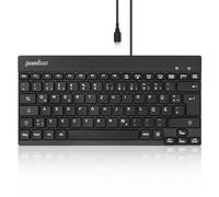 perixx PERIBOARD-426 DE USB Clavier Allemand, QWERTZ Noir