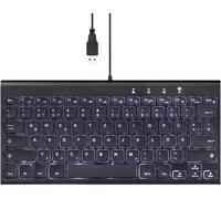 Perixx Clavier PERIBOARD-429 USB Allemand QWERTZ Noir éclairé