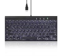perixx PERIBOARD-429 DE USB Clavier Allemand, QWERTZ Noir éclairé