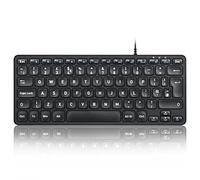 perixx PERIBOARD-432 Clavier USB filaire Design fin avec grandes touches de police, QWERTY britannique