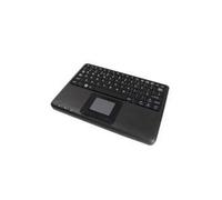 Perixx PERIBOARD-510HPLUS, Clavier filaire avec Touchpad - Super mini 230x160x17 mm - Hub 2 Ports - Port USB - Cable 1.8m - Touches Notebook - AZERTY