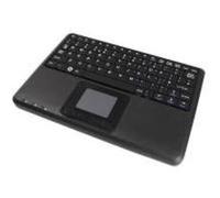 Perixx PERIBOARD-510HPLUS, Clavier filaire avec Touchpad - Super mini 230x160x17 mm - Hub 2 Ports - Port USB - Cable 1.8m - Touches Notebook - AZERTY G