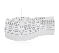 Perixx Periboard-512 clavier USB QWERTZ Allemand Blanc - Claviers (Standard, USB, Clavier à membrane, QWERTZ, Blanc)