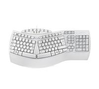 perixx PERIBOARD-512 Teclado ergonómico Full Size Con Cable USB - Diseño Dividido - Blanco - QWERTY Español