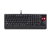 Perixx PERIBOARD-522 US B, Clavier USB avec trackball, modèle américain, noir