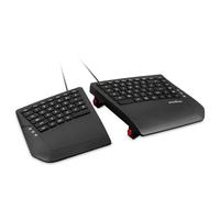 Perixx PERIBOARD-524B US, [Mise à Jour du firmware] Clavier fractionné Ergonomique Filaire - Angle d'inclinaison réglable - Touches à Membrane Low Profile - Noir - Anglais américain