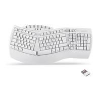 Perixx PERIBOARD-612W FR, Clavier ergonomique, double mode, sans fil/Bluetooth