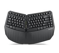 Perixx PERIBOARD-613B Clavier Split Ergonomique Compact sans Fil - Double 2,4 G et Bluetooth - Compatible avec Windows 10 et Mac OS X - 15,75 x 10,83 x 2,17 Pouces - Noir - Anglais américain