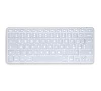 Perixx PERIBOARD-832M Clavier sans Fil Mini rétroéclairé, Bluetooth 5.1, Touches à Ciseaux, Recharge USB-C, Compatible avec macOS 11.2.1+, Disposition Italienne QWERTY, Blanc