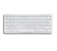 Perixx PERIBOARD-832MW Clavier Bluetooth pour Mac - Rétro-Éclairage sans Fil - LED Blanche - Puce Espagnole avec Ñ