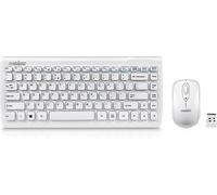 Perixx PERIDUO-707 PLUS W Perixx PERIDUO-707 PLUS W, Mini clavier et souris sans fil, blanc, disposition US