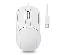 Perixx PERIMICE-209CW Souris Optique Filaire USB Type C Câble 1,5 m 1000 DPI Blanc