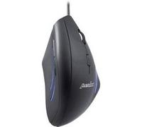 Perixx Souris verticale PERIMICE 508 — Filaire USB, 5 boutons programmables, 1000/1600 DPI, droitier